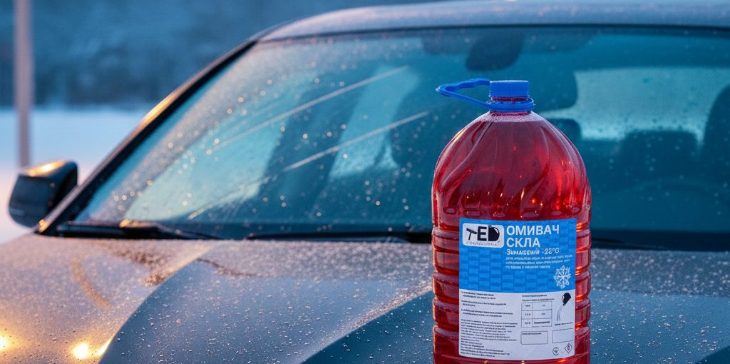 Омивач скла -80°C ультраконцентрат TED — зимовий захист та видимість