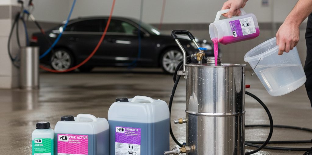 Як правильно розводити активну піну: інструкція для автомийок та домашнього користування