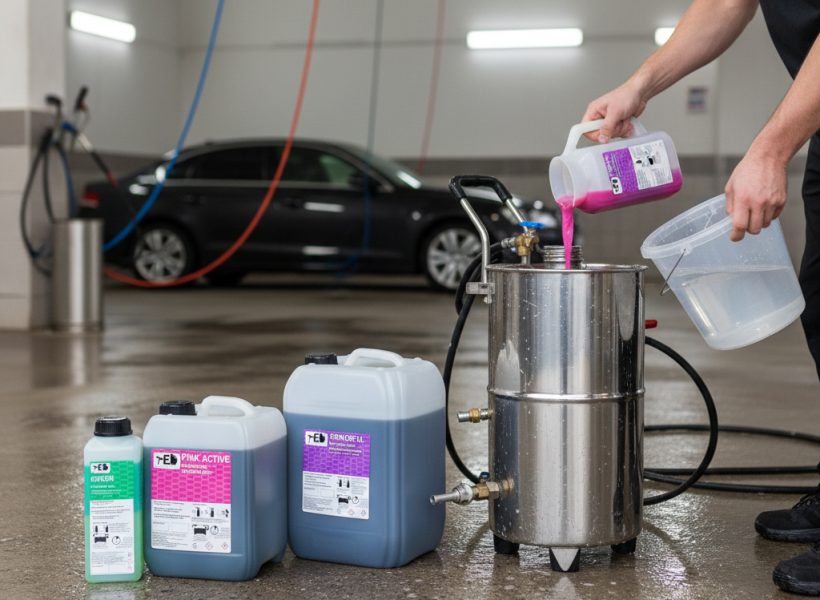 Як правильно розводити активну піну: інструкція для автомийок та домашнього користування