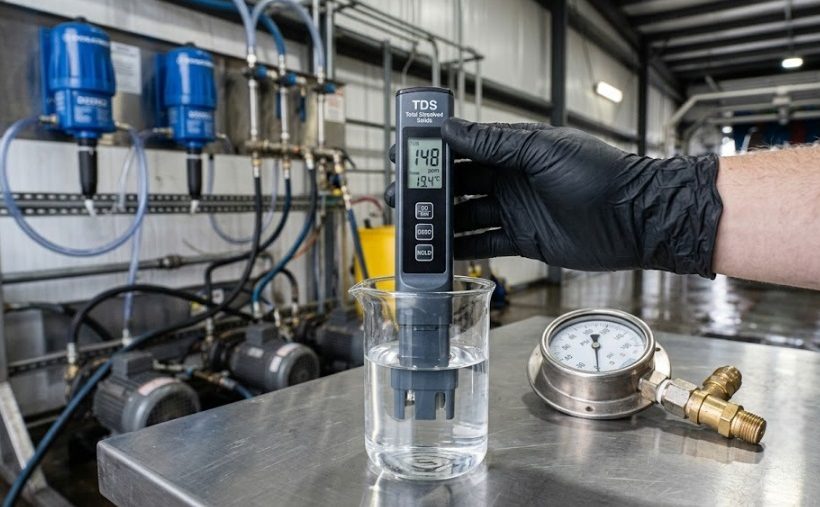 Перевірка жорсткості води TDS-метром та налаштування обладнання як інженерний спосіб, як зменшити витрати автохімії на автомийці